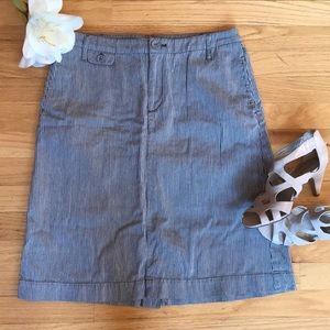 MERONA Blue and White Striped Skirt